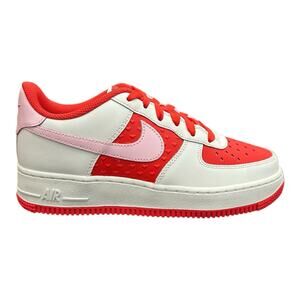 Nike Air Force 1 Valentines Red Kid Size 6Y Women 7.5 HV5165-121 New Authetic